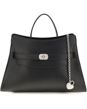 McQueen Locke Shoulder Bag - Black