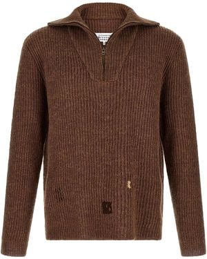 Maison Margiela Mending Sweater - Brown