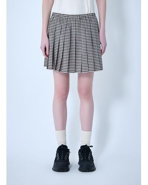 Moncler Pleated Mini Skirt - Gray