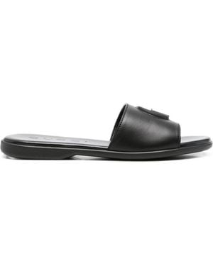 Gucci Leather Open Toe Sandals - Black