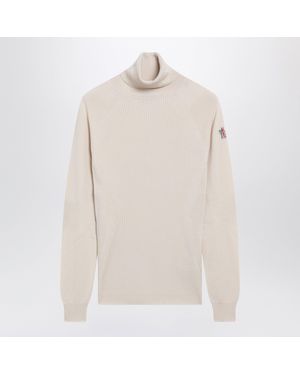 Moncler Light Wool Turtleneck Sweater - White