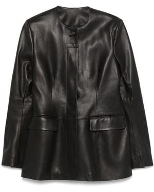 TOTEME Leather Jacket - Black