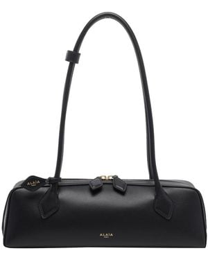 Alaïa Medium Le Teckel Shoulder Bag - Black