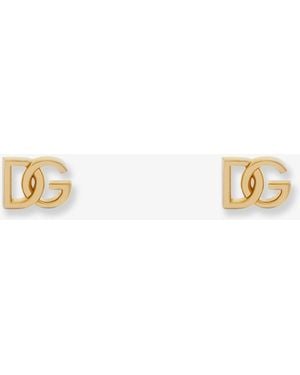 Dolce & Gabbana Dolce & Gabbana Dg Brass Earrings - Natural