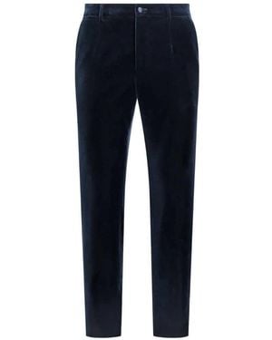 Dolce & Gabbana Dolce & Gabbana Velvet Pants - Blue