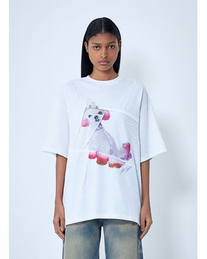 Acne Studios Logo Motif T-Shirt - White