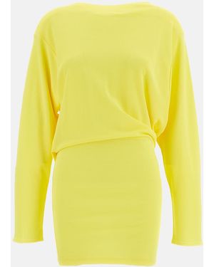 Jacquemus Mini Dress La Robe Mistral - Yellow