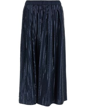 Weekend by Maxmara 'Fiordi' Sequin Skirt - Blue