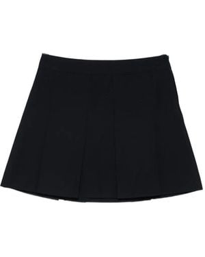 A.P.C. Pleated Mini Skirt - Black