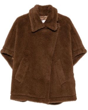 Max Mara Wool Cape - Brown
