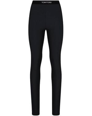 Tom Ford Polyamide Elastane Pants - Blue