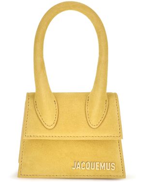 Jacquemus Le Chiquito Mini Leather Top Handle Bag - Yellow