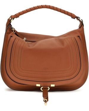 Chloé Chloé Marcie Shoulder Bag - Brown