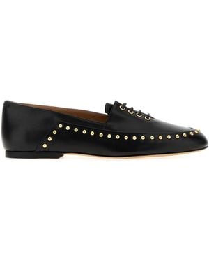 Jil Sander Leather Elyss Ballerinas - Black