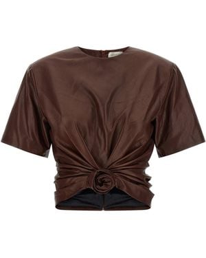 Magda Butrym '15' T-Shirt - Brown