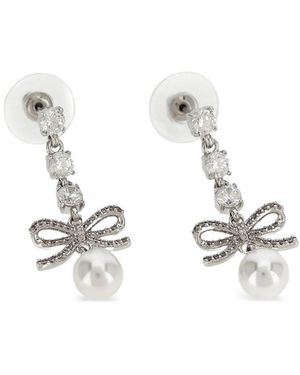 Self-Portrait Earrings - White