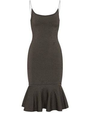Jacquemus Maille Pina Midi Dress - Brown
