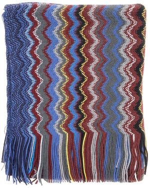 Missoni Tech Fabric Scarf - Blue