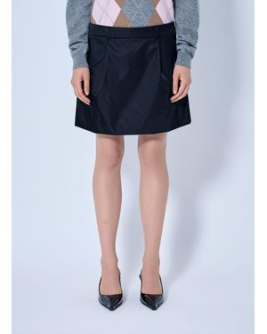 Prada Re-Nylon Mini Skirt - Blue