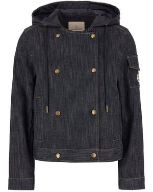 Moncler Clothing Jackets - Black