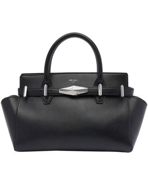 Jimmy Choo Diamond Belted Shoulder Bag - Black