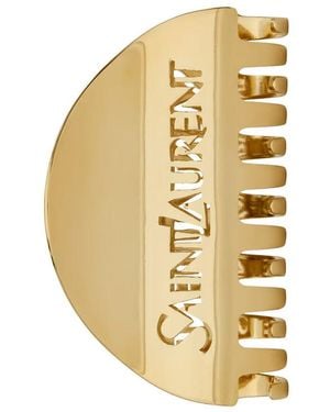 Saint Laurent Metal Hair Clips - Metallic