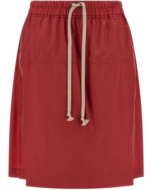 Rick Owens Polyester Bermuda Shorts - Red