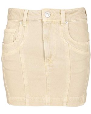 Isabel Marant Marant Etoile "Juana" Short Skirt - Natural