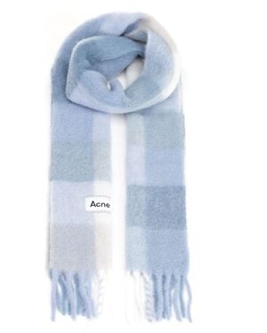 Acne Studios Fringed Scarf - Blue