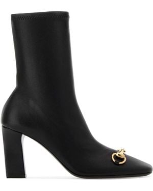 Gucci Solid Signora Boots - Black