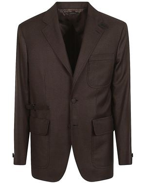 Brioni Cotton Blouson Jacket - Black