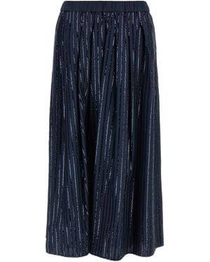 Weekend by Maxmara 'Fiordi' Sequin Skirt - Blue