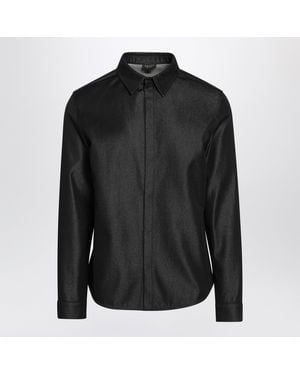 Gucci Silk And Cotton Shirt - Black