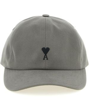 Ami Paris 'Ami De Coeur' Cap - Gray
