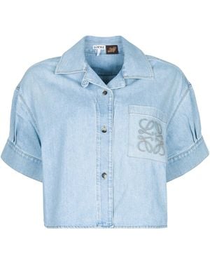 Loewe Short Sleeve Shirt - Blue