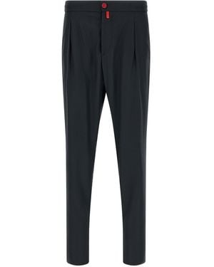 Kiton Button Pants - Blue