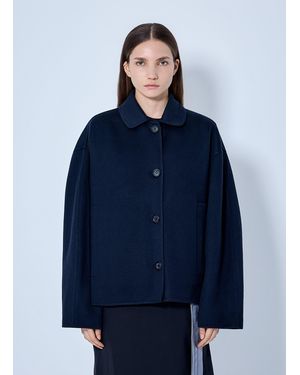 Marni Buttoned Wool Jacket - Blue