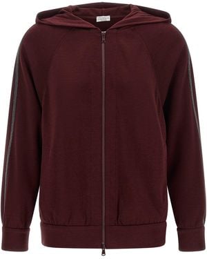 Brunello Cucinelli Cotton Sweatshirt Clothing - Purple