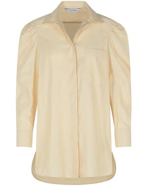 Max Mara 'Faraday' Cotton Shirt - Natural