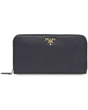 Prada Continental Wallet - Blue