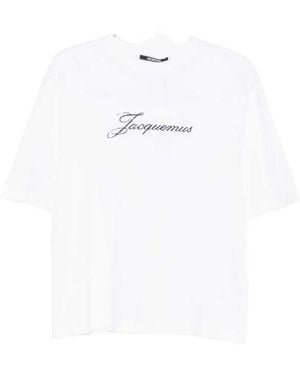 Jacquemus Logo T-Shirt - White