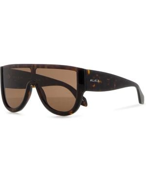Alaïa Printed Acetate Sunglasses - Multicolor