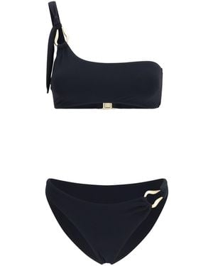 Zimmermann Roselight Trim Bikini - Blue