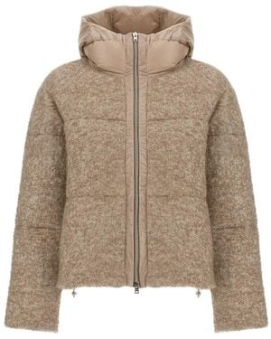 Herno Neutrals Jackets - Natural