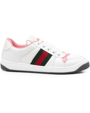 Gucci Screener Sneakers - White