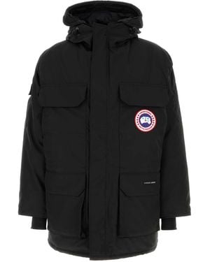Canada Goose Polyester Blend Expedition Down Jacket - Black