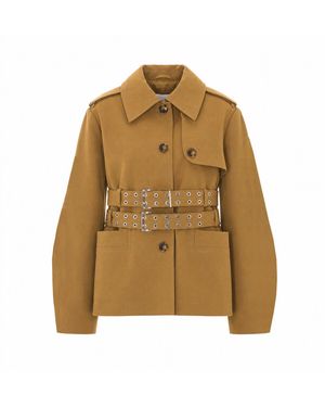 Ganni Trench Coat - Natural