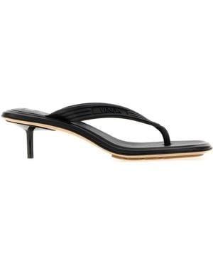Bottega Veneta Slip On Heels - Black