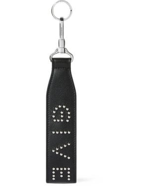 Givenchy Logo Leather Key Ring - White