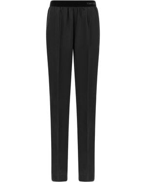 Tom Ford Silk Pants - Black